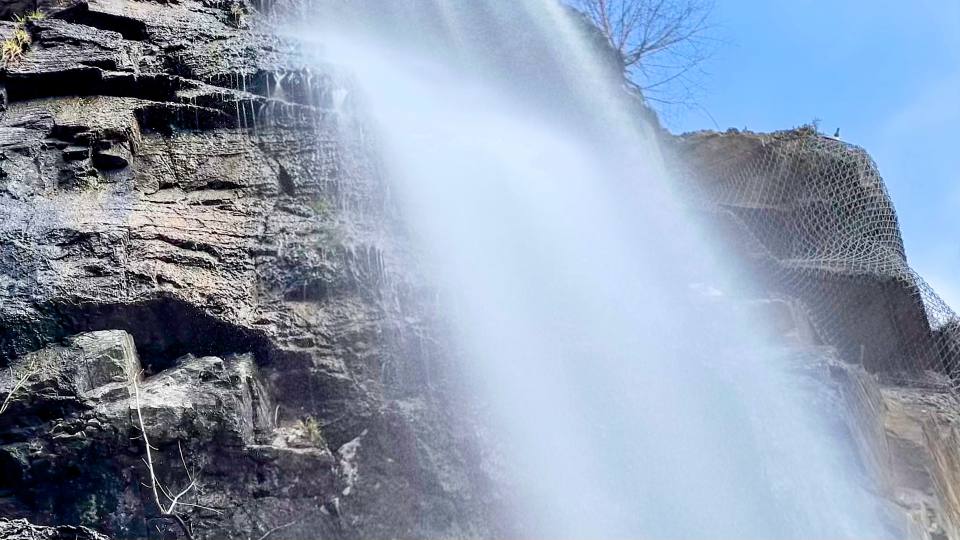 Фото: Водопад Ромкерхалль, Romkerhaller Wasserfall (длительная выдержка)