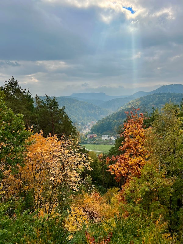 Фото: Саксонская Швейцария осенью