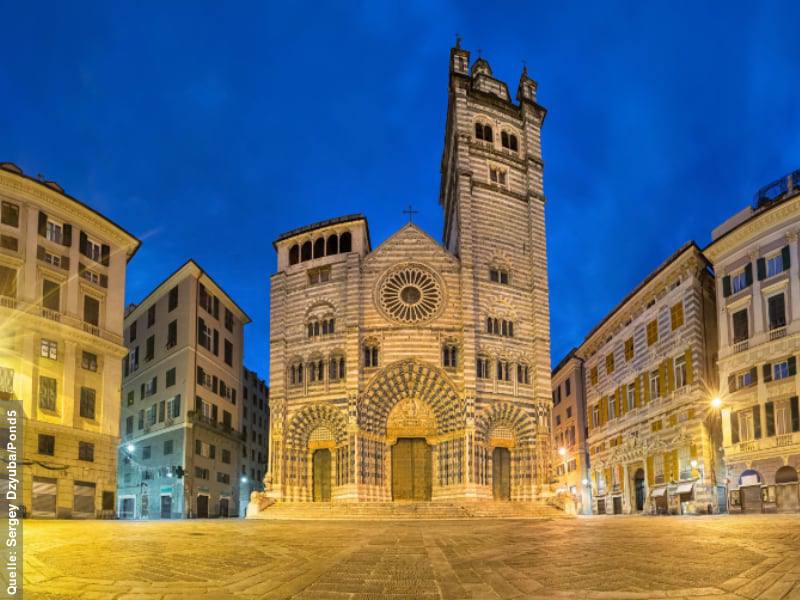 Фото: Город Генуя, Италия, кафедральный собор Сан-Лоренцо (Kathedrale Sankt Laurentius)