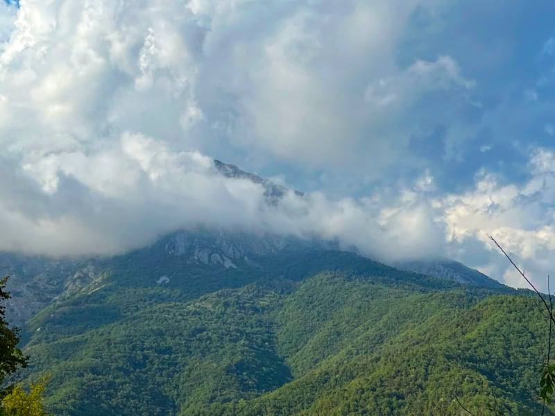 Фото: Лигурийские Альпы, в облаках