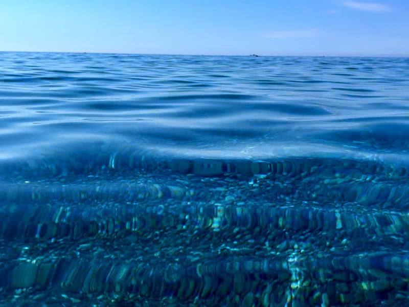 Фото: Прозрачное Лигурийское море, морское дно