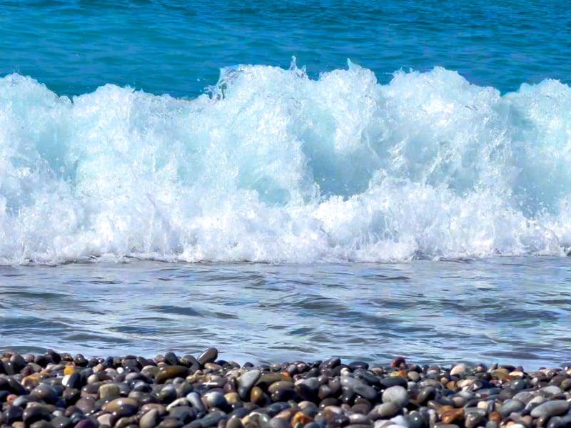 Фото: Лигурийское море - морская пена